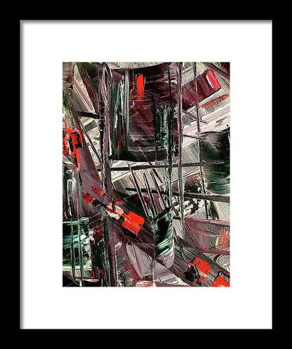 Red Ice 2 - Framed Print