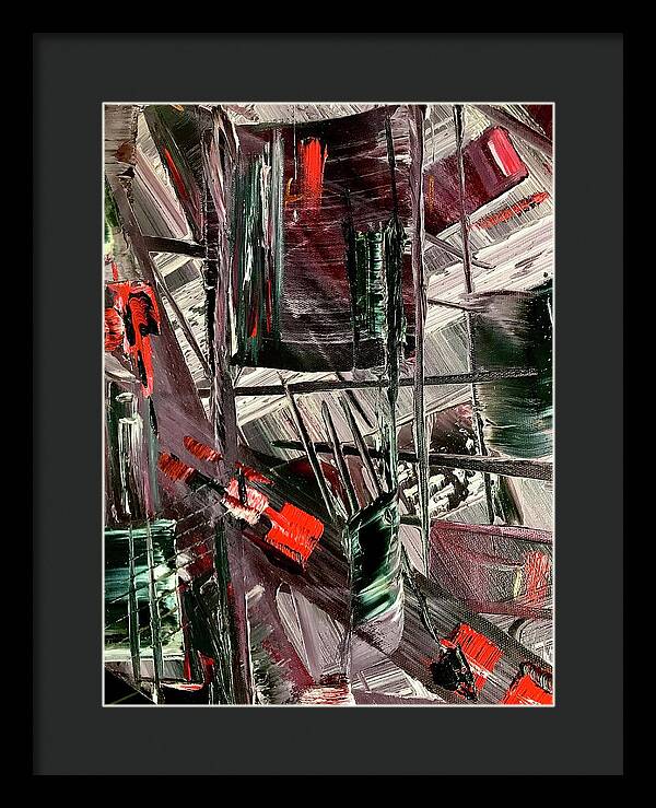 Red Ice 2 - Framed Print