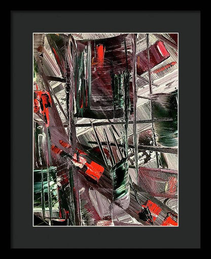 Red Ice 2 - Framed Print