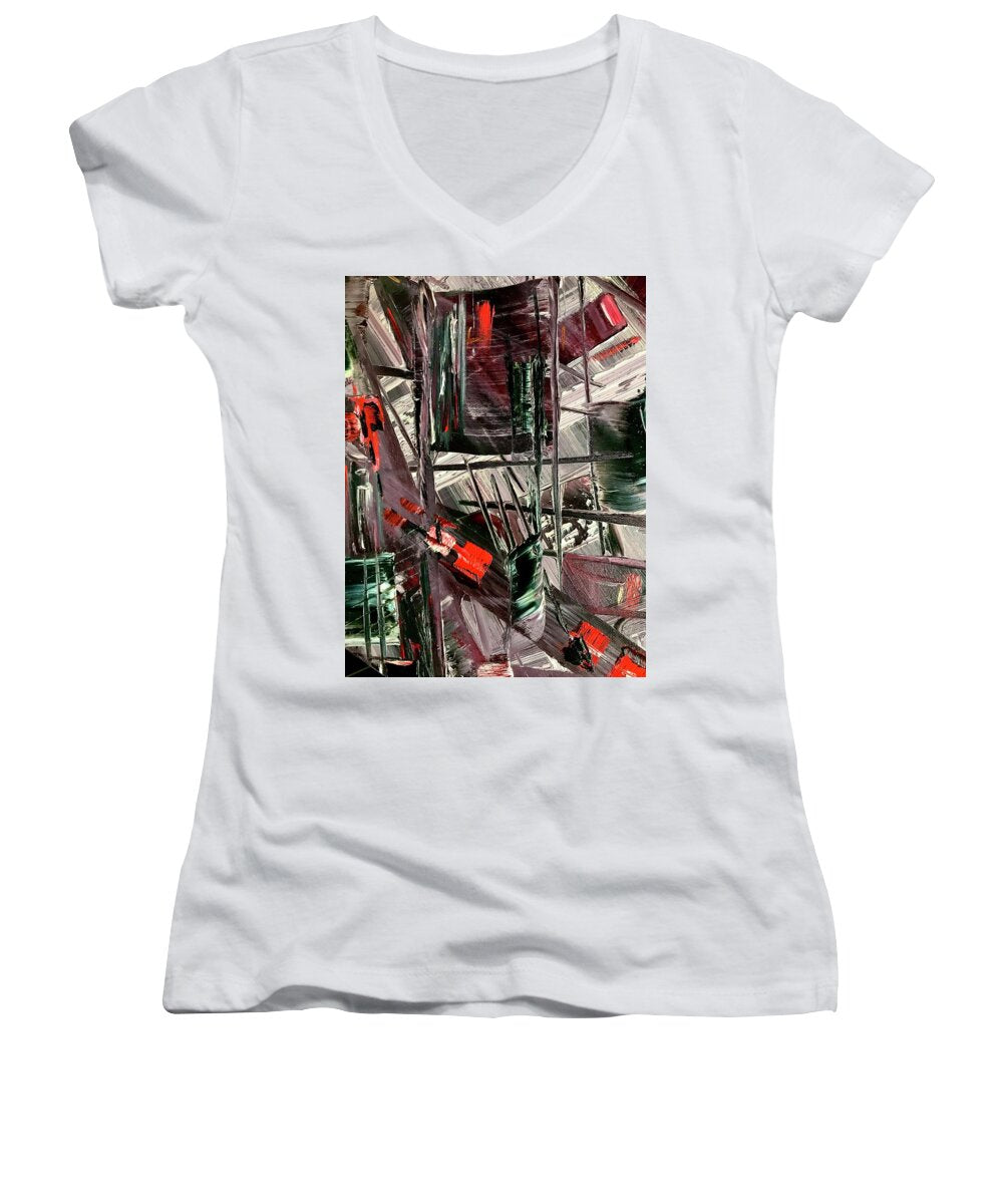 Red Ice 2 - Women's V-Neck