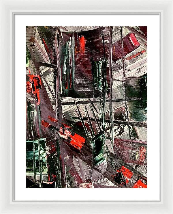 Red Ice 2 - Framed Print