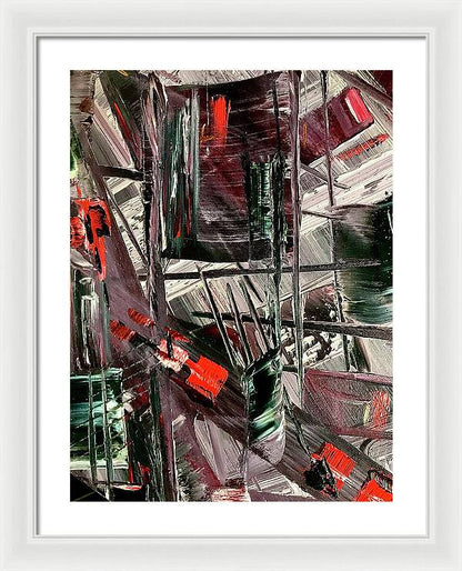 Red Ice 2 - Framed Print