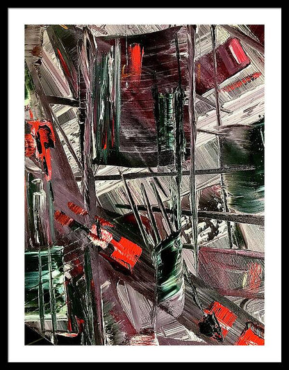 Red Ice 2 - Framed Print