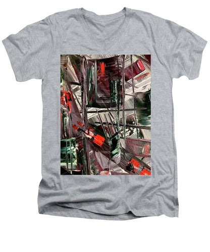 Red Ice 2 - Men's V-Neck T-Shirt