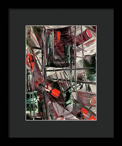 Red Ice 2 - Framed Print