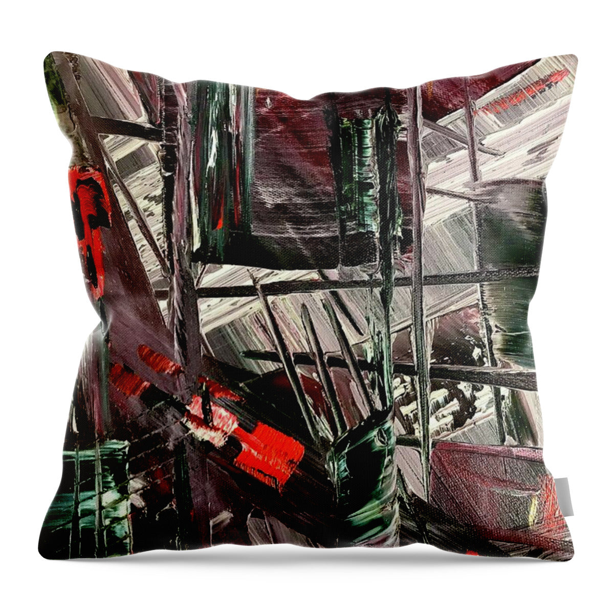 Red Ice 2 - Throw Pillow