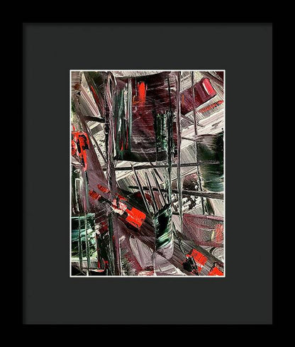 Red Ice 2 - Framed Print