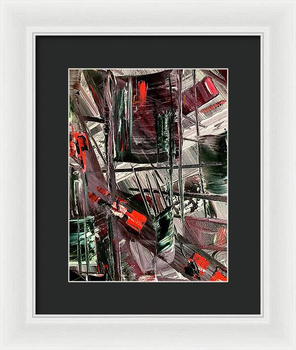 Red Ice 2 - Framed Print