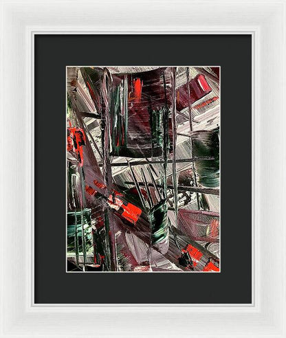 Red Ice 2 - Framed Print
