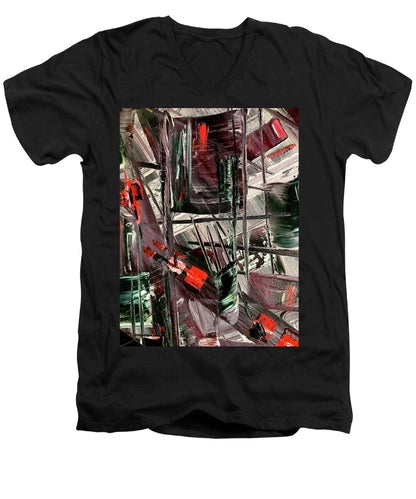 Red Ice 2 - Men's V-Neck T-Shirt