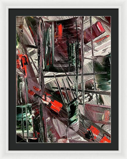 Red Ice 2 - Framed Print