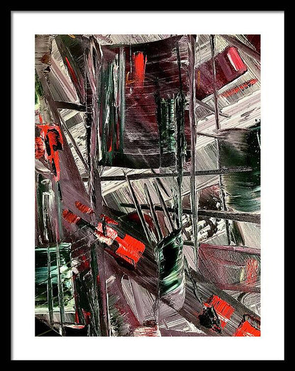 Red Ice 2 - Framed Print