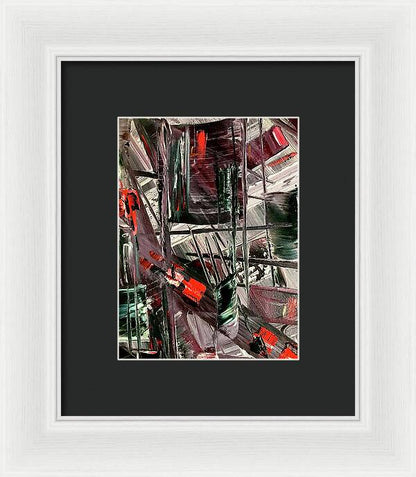 Red Ice 2 - Framed Print