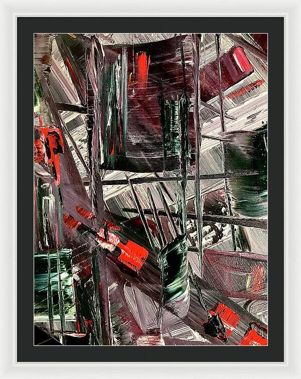 Red Ice 2 - Framed Print