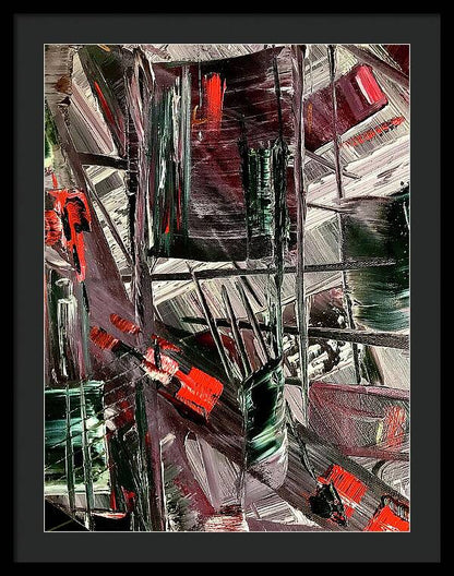 Red Ice 2 - Framed Print