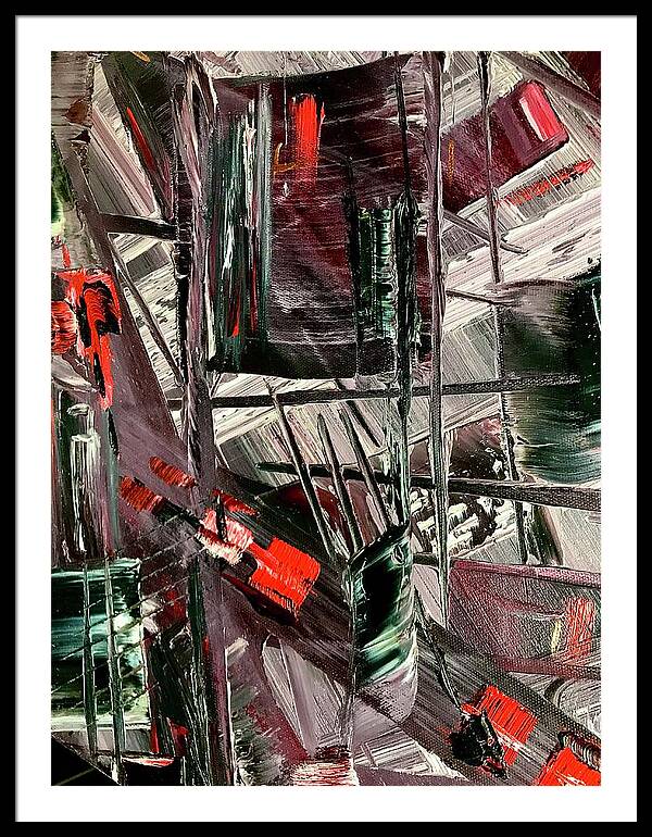 Red Ice 2 - Framed Print