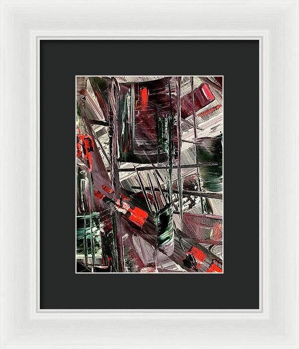 Red Ice 2 - Framed Print
