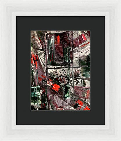 Red Ice 2 - Framed Print