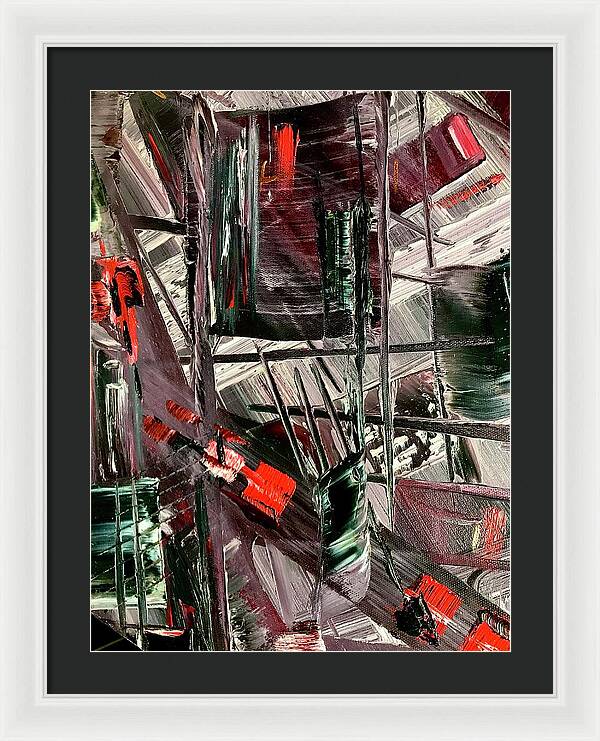 Red Ice 2 - Framed Print