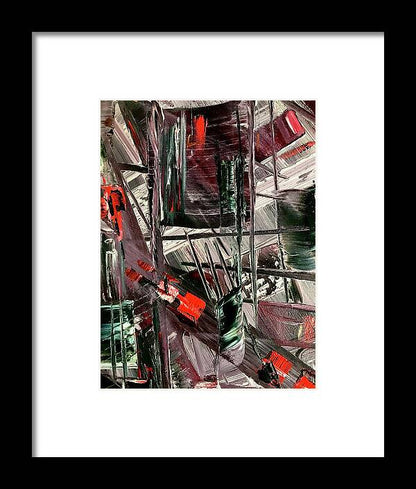 Red Ice 2 - Framed Print