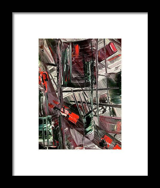 Red Ice 2 - Framed Print