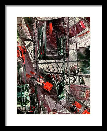 Red Ice 2 - Framed Print