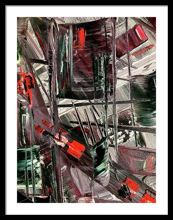 Red Ice 2 - Framed Print