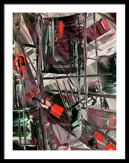 Red Ice 2 - Framed Print