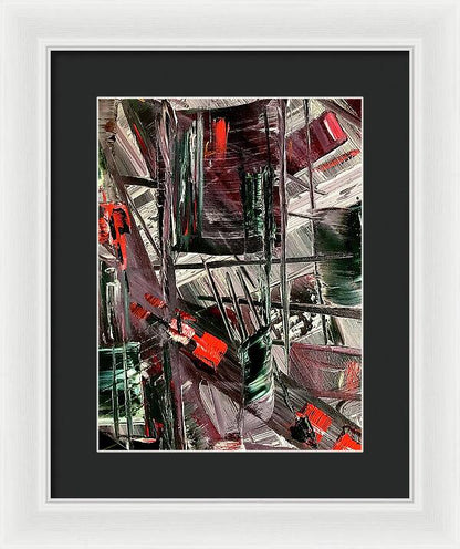 Red Ice 2 - Framed Print