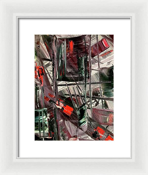 Red Ice 2 - Framed Print