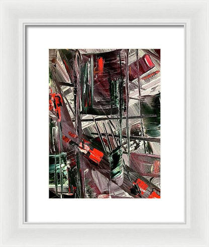 Red Ice 2 - Framed Print