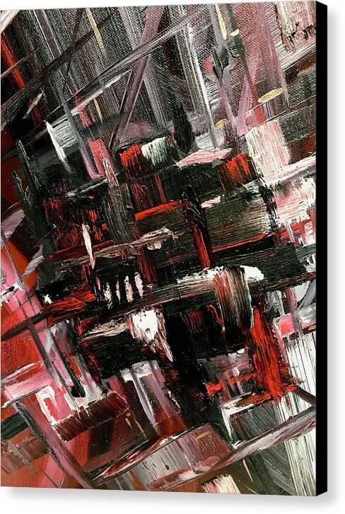 Red Ice 3 - Canvas Print