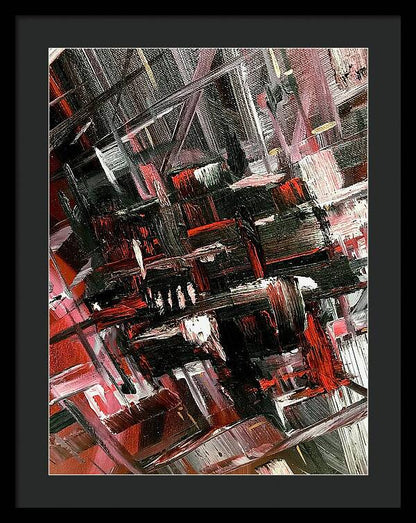 Red Ice 3 - Framed Print