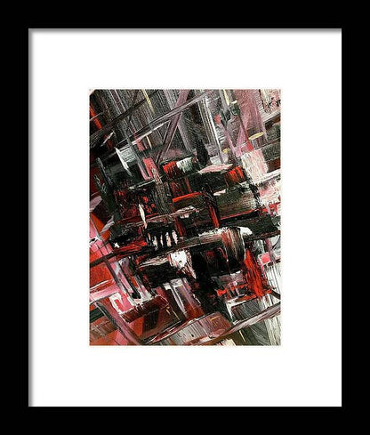 Red Ice 3 - Framed Print