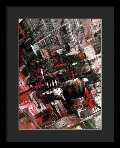 Red Ice 3 - Framed Print