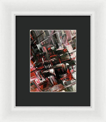 Red Ice 3 - Framed Print
