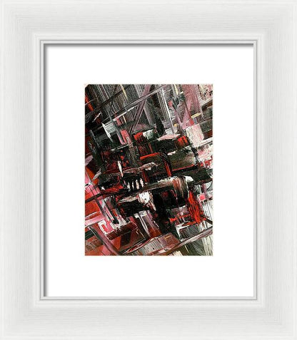 Red Ice 3 - Framed Print