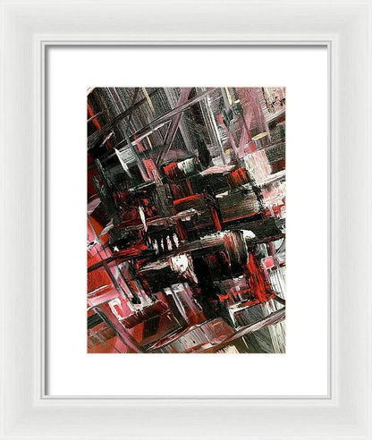 Red Ice 3 - Framed Print