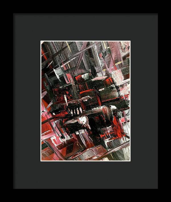 Red Ice 3 - Framed Print