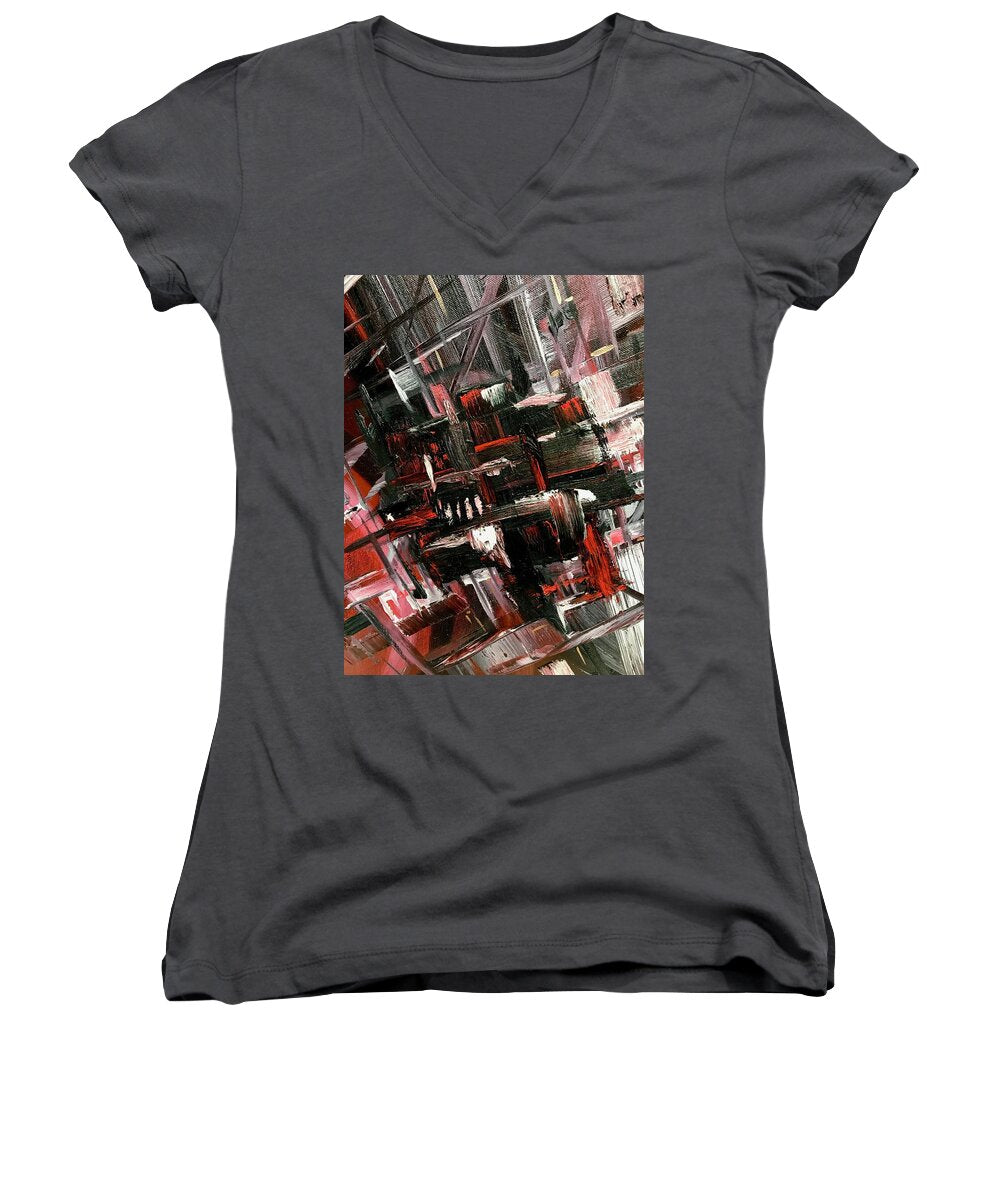 Red Ice 3 - Women's V-Neck