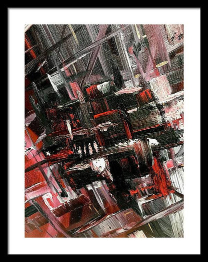 Red Ice 3 - Framed Print