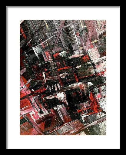 Red Ice 3 - Framed Print