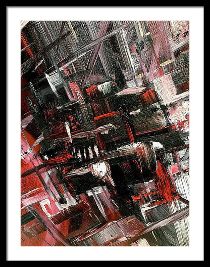 Red Ice 3 - Framed Print