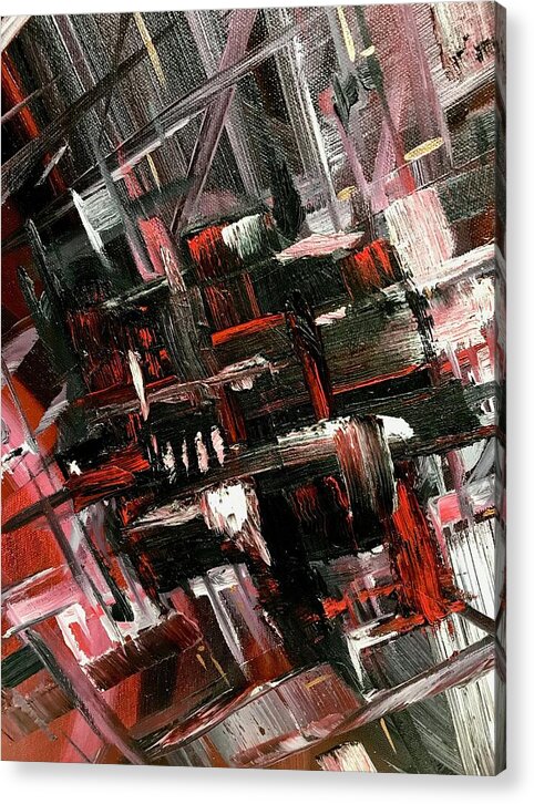 Red Ice 3 - Acrylic Print