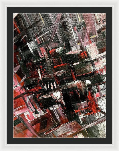 Red Ice 3 - Framed Print