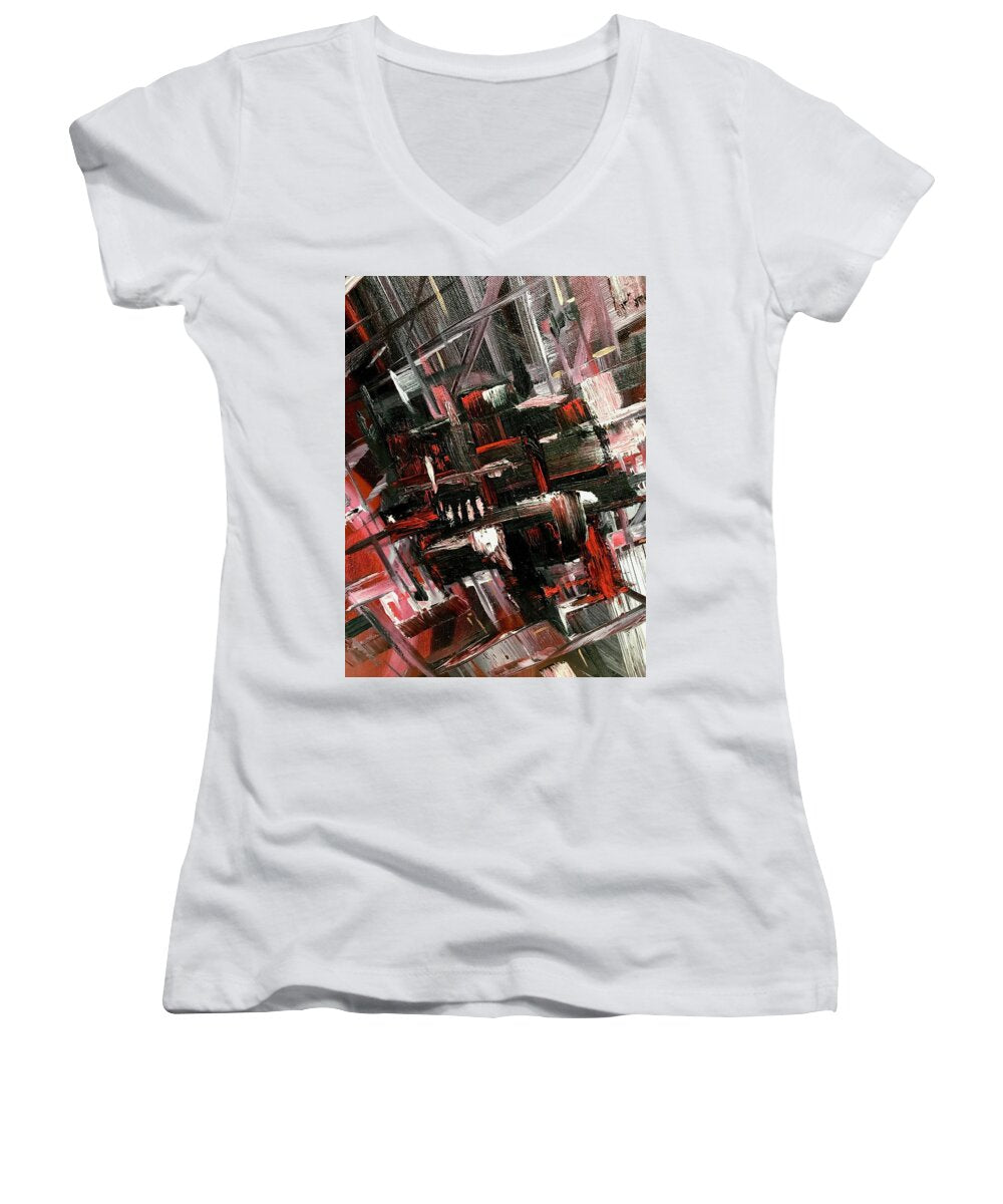 Red Ice 3 - Women's V-Neck