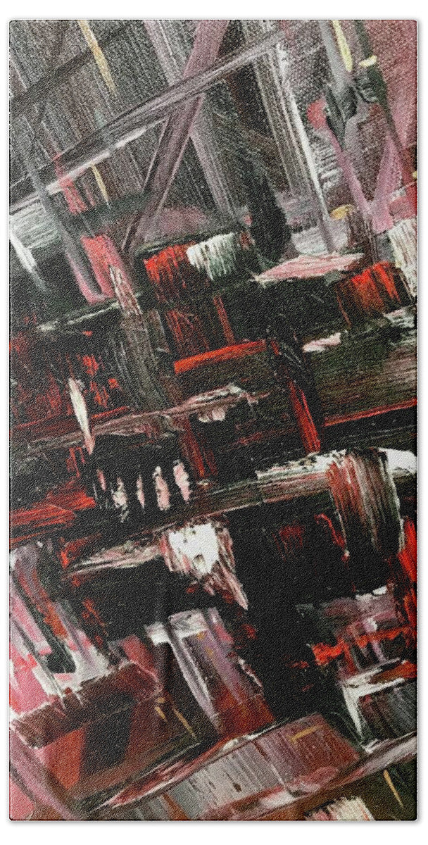 Red Ice 3 - Bath Towel