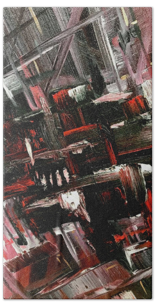 Red Ice 3 - Bath Towel