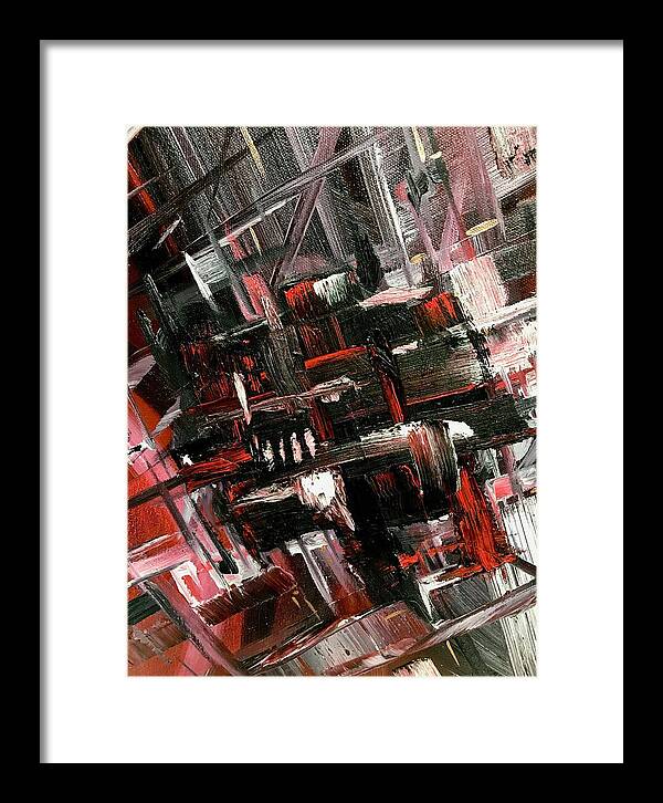 Red Ice 3 - Framed Print