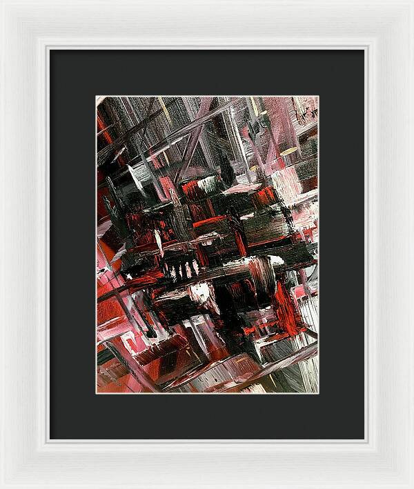 Red Ice 3 - Framed Print